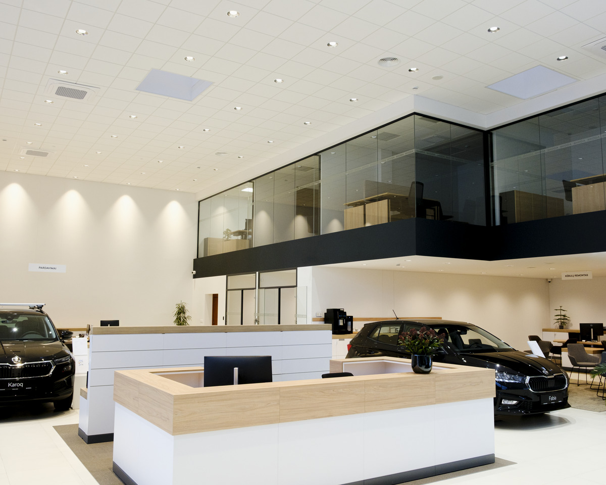 Skoda car showroom | Projects | Ecophon